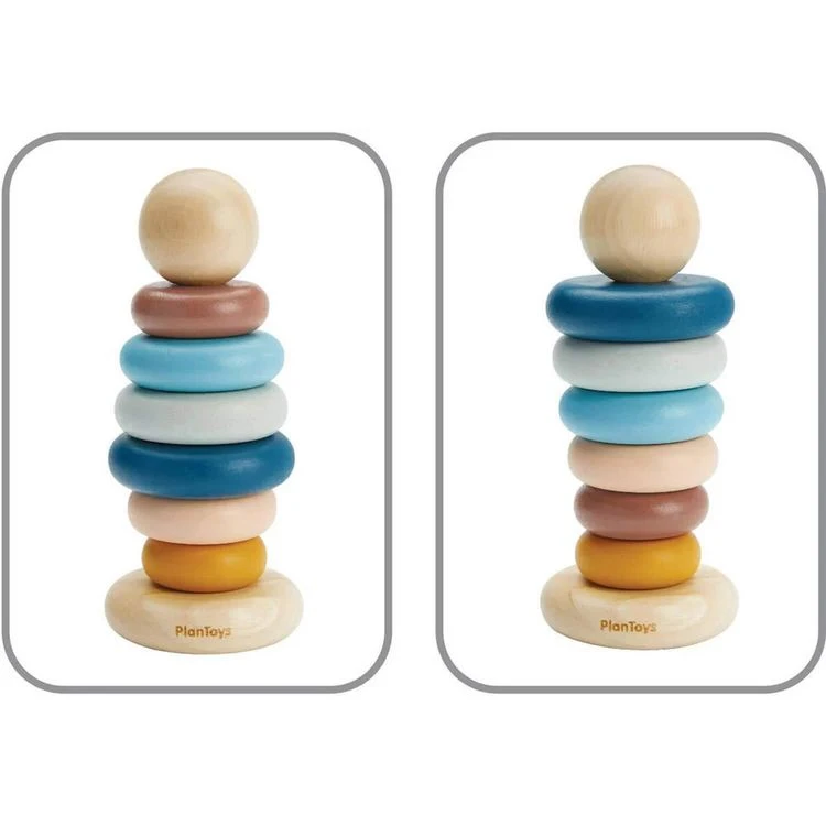 Remise 🥰 Plan Toys Anneaux à Empiler Couleurs Tendresse 💯 4 Remise 🥰 Plan Toys Anneaux à Empiler Couleurs Tendresse 💯 – Image 2